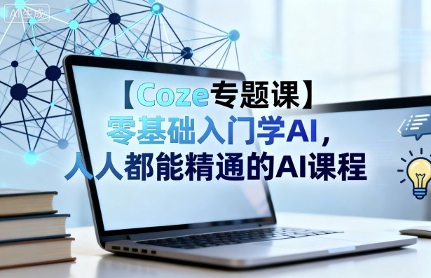 【Coze专题课】零基础入门学AI,人人都能精通的AI课程-富爸爸项目圈