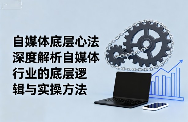 自媒体底层心法,深度解析自媒体行业的底层逻辑与实操方法-富爸爸项目圈