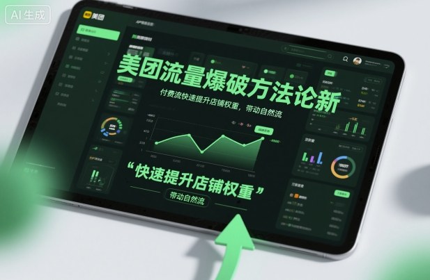美团流量爆破方法论,付费流快速提升店铺权重,带动自然流-富爸爸项目圈