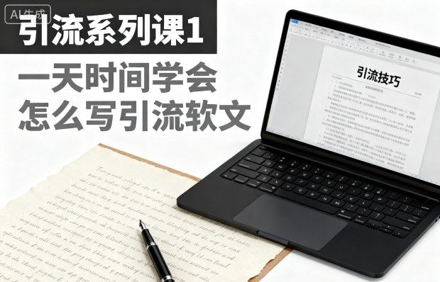 引流系列课1,一天时间学会怎么写引流软文-富爸爸项目圈