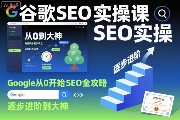 谷歌SEO实操课,Google从0开始SEO全攻略,逐步进阶到大神-富爸爸项目圈