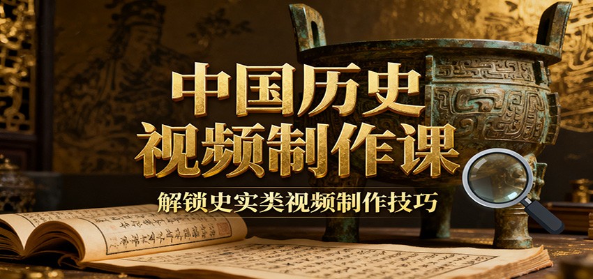 中国历史视频制作课:疆域地图集+参考文案+练习素材,解锁史实类视频制作技巧-富爸爸项目圈