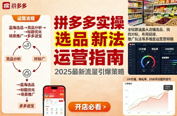 王校长9月12拼多多实操新玩法,全链路涵盖从店铺选品、找对标,布局链接,推广玩法等多维度运营思路(更新)-富爸爸项目圈