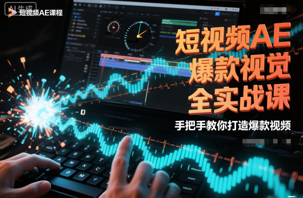 短视频AE爆款视觉全实战课,手把手教你打造爆款视频-富爸爸项目圈