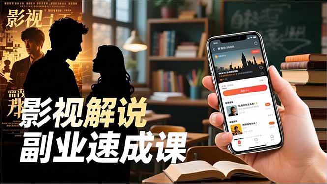 (16740期)Tk影视解说副业速成课,软件安装、全流程实操、爆款预设,新手两周变现-富爸爸项目圈