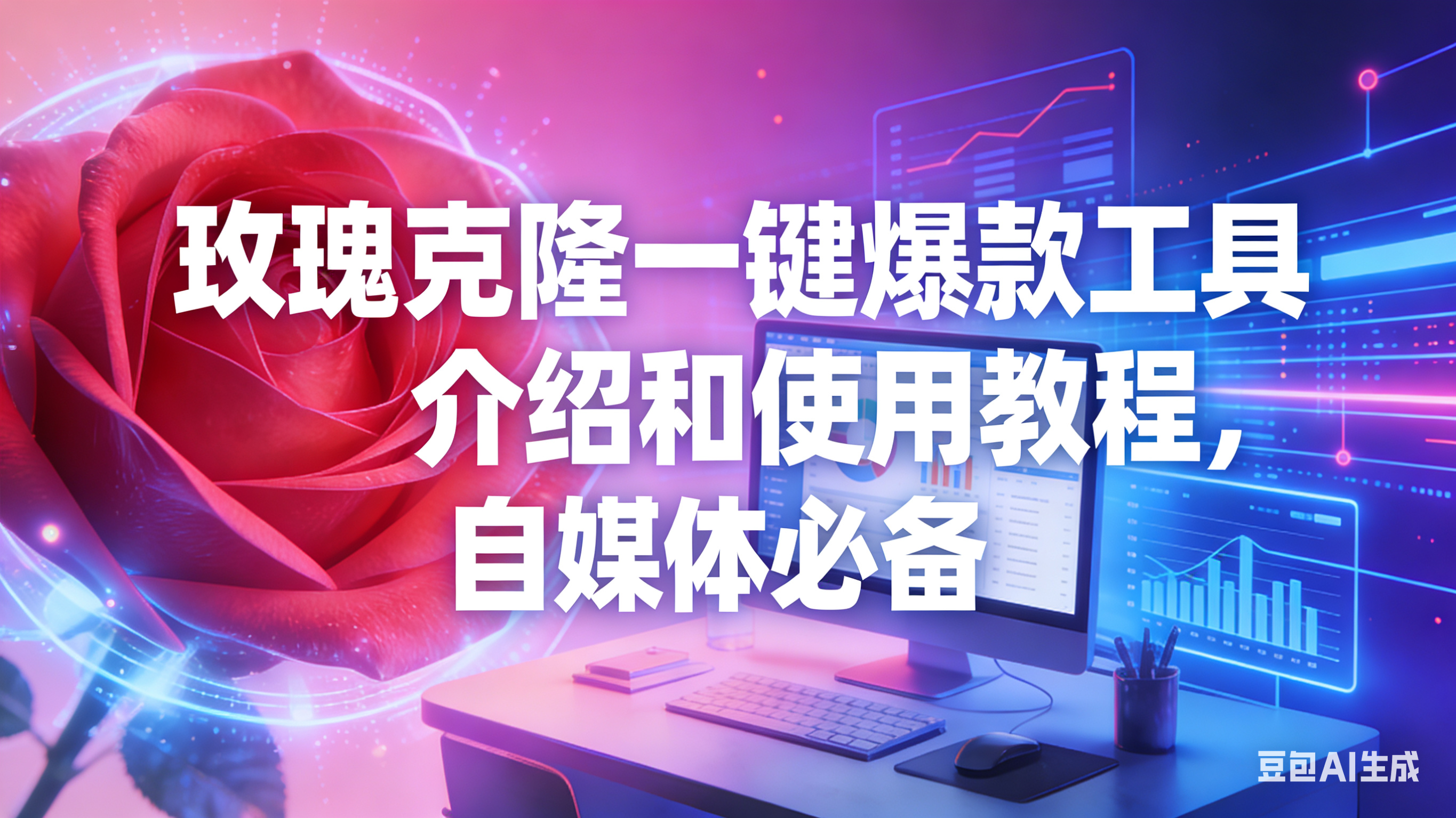 (16772期)玫瑰克隆工具,自媒体必备,一键爆款工具详细介绍和使用教程-富爸爸项目圈