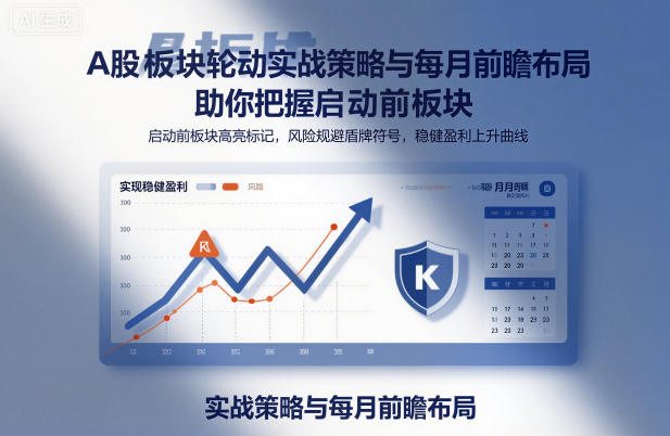 A股板块轮动实战策略与每月前瞻布局,助你把握启动前板块,规避风险,实现稳健盈利-富爸爸项目圈