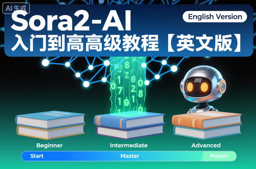 Sora2-AI入门到高级教程【英文版】-富爸爸项目圈
