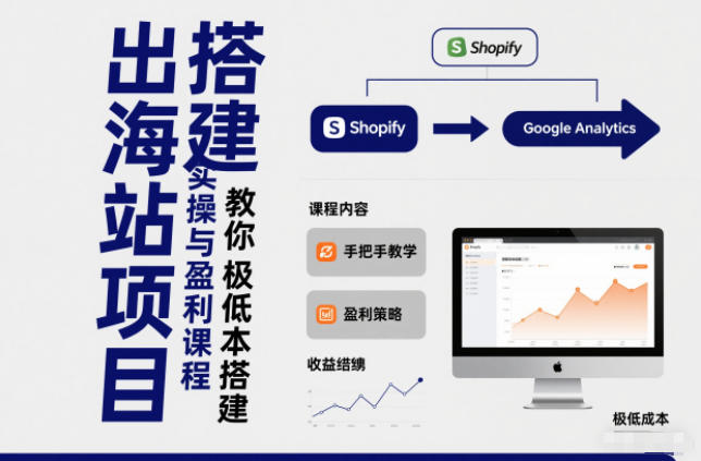 小淘出海站项目,搭建实操与盈利课程,手把手教你用极低成本搭建-富爸爸项目圈