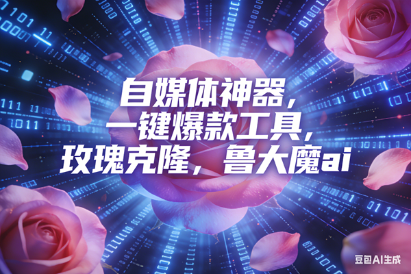 (16949期)ai鲁大魔,自媒体必备的软件,玫瑰克隆神器,一键爆款,详细教程-富爸爸项目圈