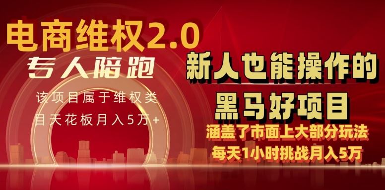 电商维权 4.0 如何做到月入 5 万+每天 1 小时新人也能快速上手【仅揭秘】-富爸爸项目圈
