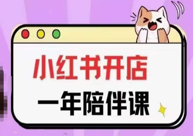 三九小红书开店一年陪伴课(更新)，从0到1玩赚小红书开店-富爸爸项目圈