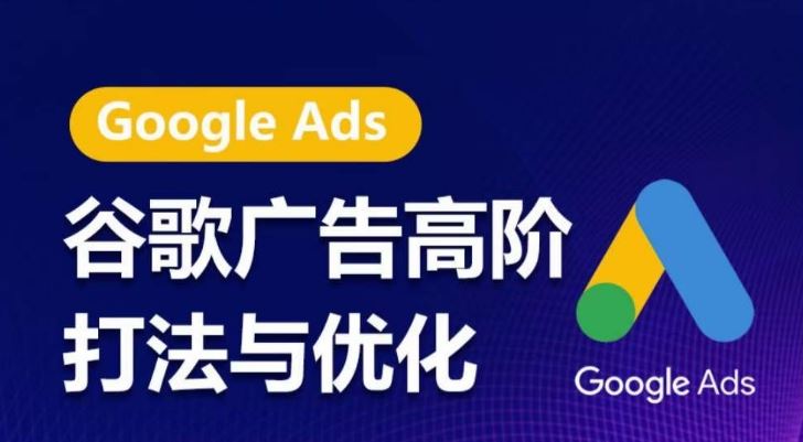 谷歌广告高阶打法与优化，凝结行业精华的谷歌广告体系课程，带你抓住流量红利，最大化ROI-富爸爸项目圈