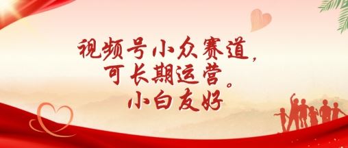 视频号小众赛道，可长期运营，小白友好【揭秘】-富爸爸项目圈