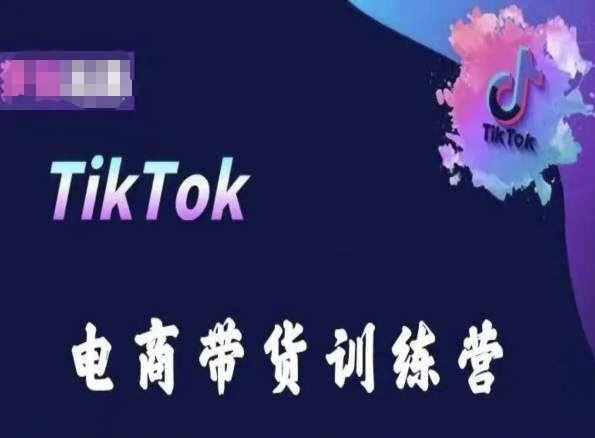TikTok电商带货训练营，跟随时代潮流，跨境掘金-富爸爸项目圈