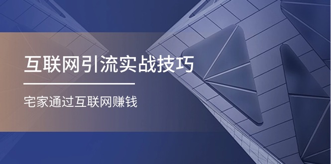 互联网引流实操技巧(适合微商，吸引宝妈)，宅家通过互联网赚钱（17节）-富爸爸项目圈