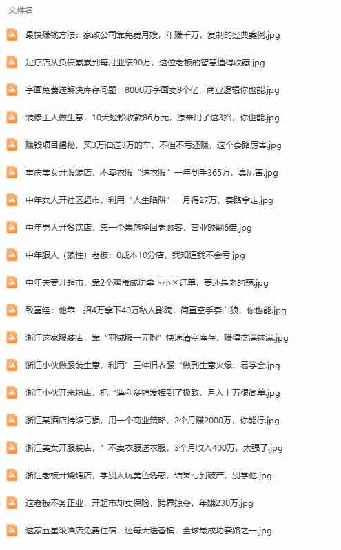 图片[3]-（9607期）真实有效391套商业模式，年入几十到几百万案例解析（电子书+视频+图文）-富爸爸项目圈