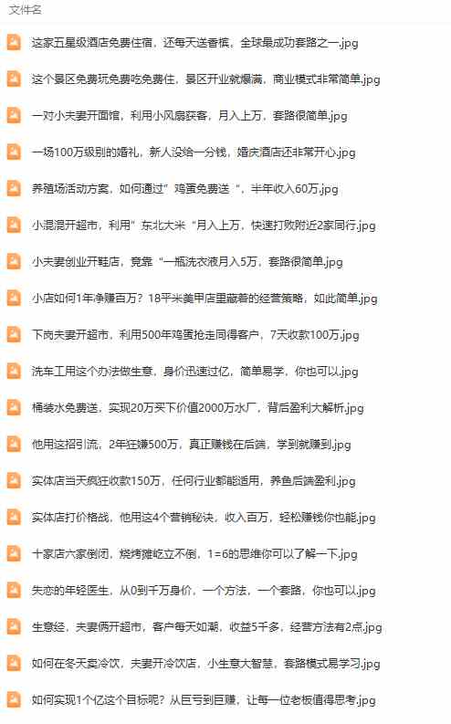 图片[4]-（9607期）真实有效391套商业模式，年入几十到几百万案例解析（电子书+视频+图文）-富爸爸项目圈