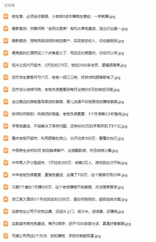 图片[5]-（9607期）真实有效391套商业模式，年入几十到几百万案例解析（电子书+视频+图文）-富爸爸项目圈