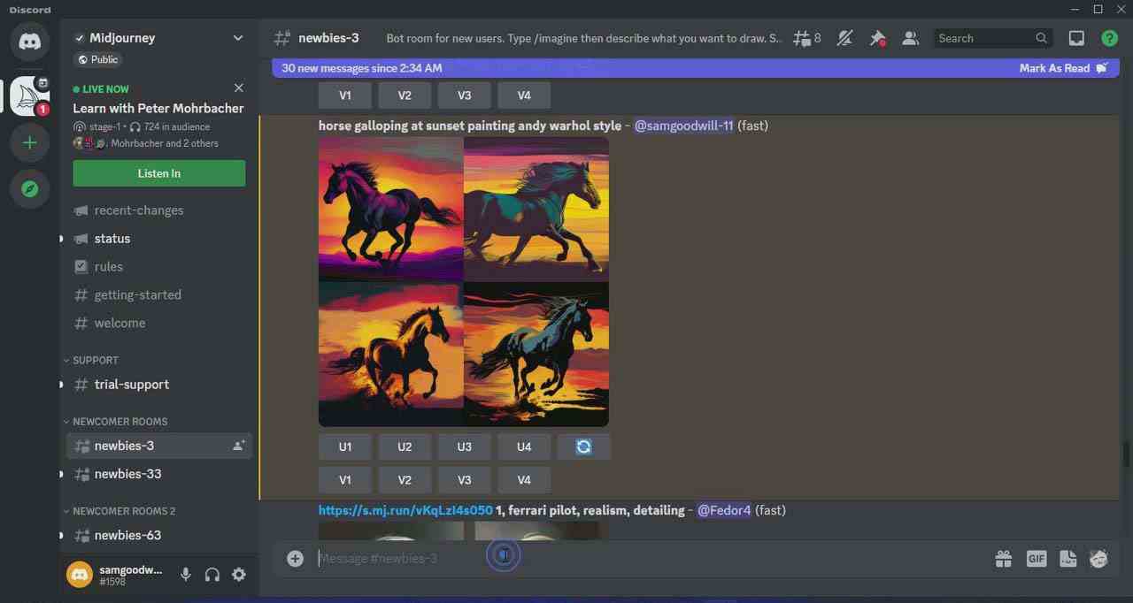 图片[6]-（9643期）Midjourney AI人工智能艺术图片从入门到高级创作教程-34节课-中英字幕-富爸爸项目圈