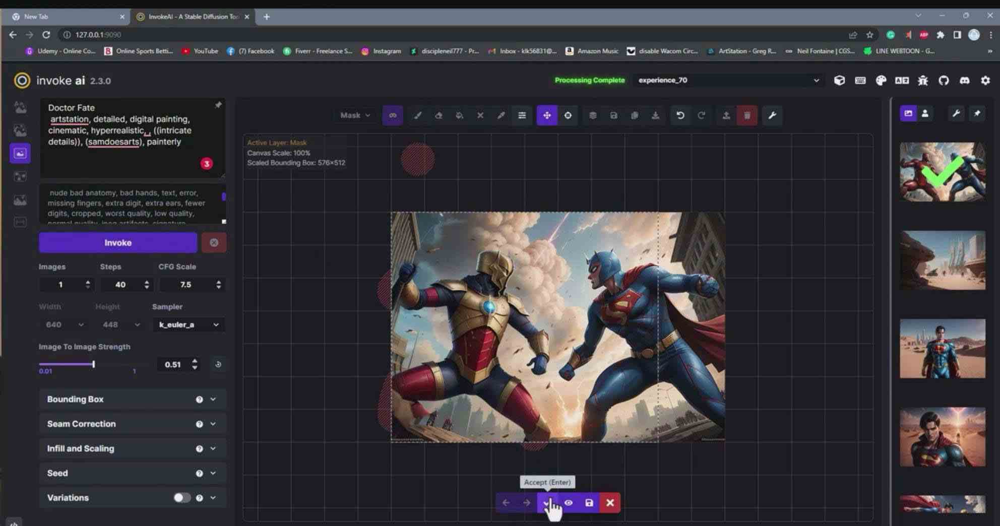 图片[3]-（9760期）Invoke AI 绘画教程-零基础创作可以销售的完美插图-49节-中英字幕-富爸爸项目圈
