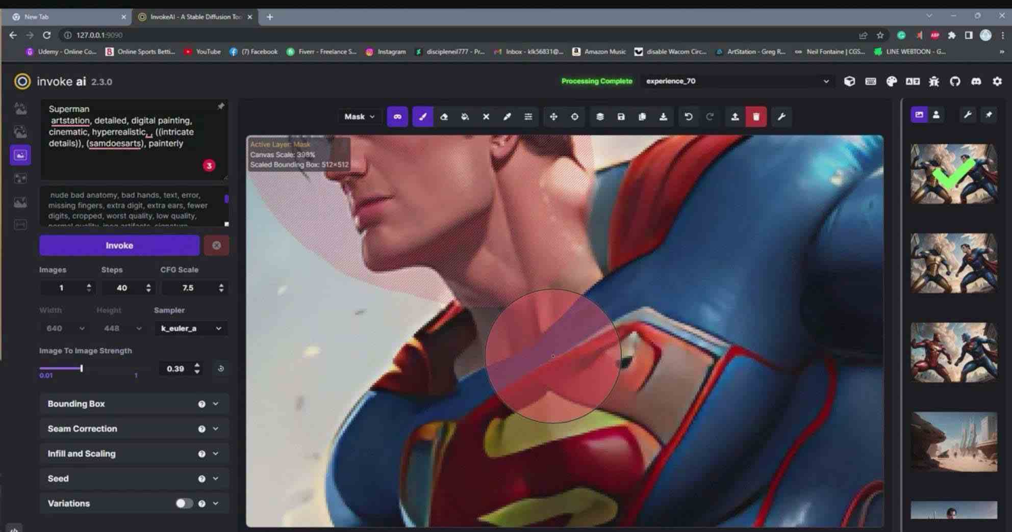 图片[4]-（9760期）Invoke AI 绘画教程-零基础创作可以销售的完美插图-49节-中英字幕-富爸爸项目圈