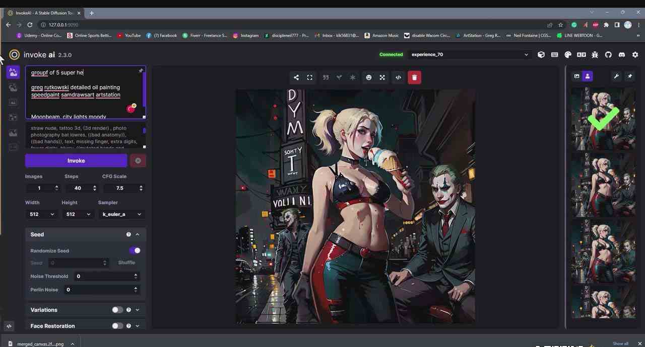 图片[5]-（9760期）Invoke AI 绘画教程-零基础创作可以销售的完美插图-49节-中英字幕-富爸爸项目圈