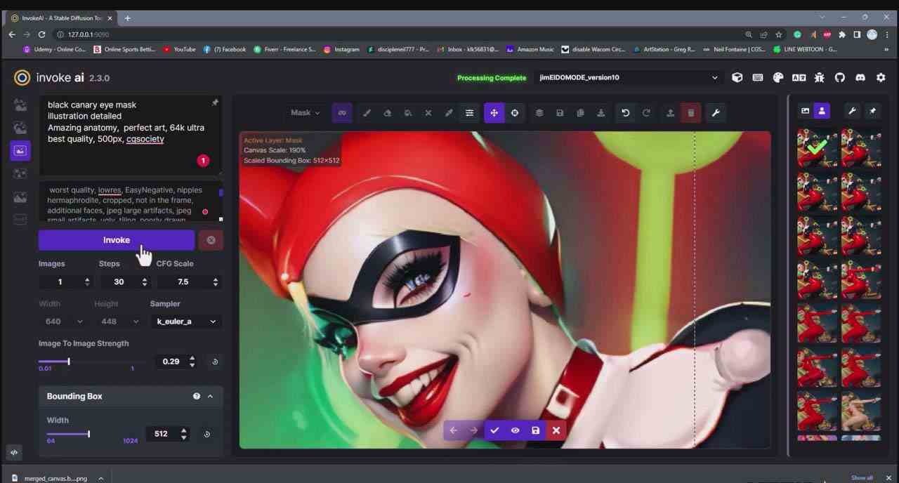 图片[6]-（9760期）Invoke AI 绘画教程-零基础创作可以销售的完美插图-49节-中英字幕-富爸爸项目圈