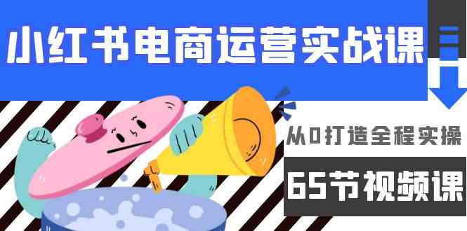 （9724期）小红书电商运营实战课，​从0打造全程实操（65节视频课）-富爸爸项目圈
