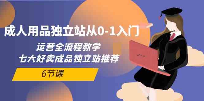 （10082期）成人用品独立站从0-1入门，运营全流程教学，七大好卖成品独立站推荐-6节课-富爸爸项目圈