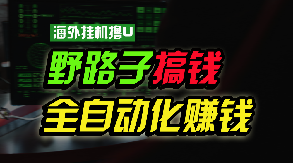 （10366期）海外挂机撸U新平台，日赚8-15美元，全程无人值守，可批量放大，工作室内…-富爸爸项目圈