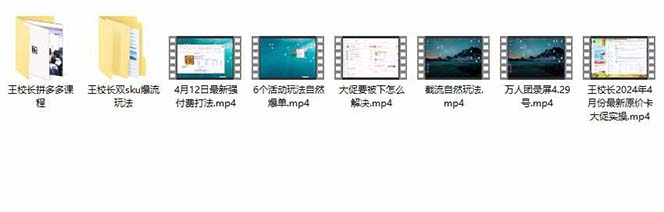 图片[3]-（10865期）拼多多·实战课：万人团玩法/截流自然流/最新强付费打法/最新原价卡大促..-富爸爸项目圈