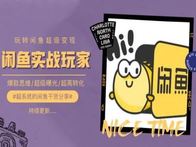手把手教你0到1系统玩转闲鱼变现，爆款思维/超级曝光/超高转化-富爸爸项目圈