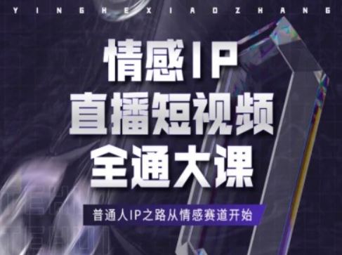 情感IP直播短视频全通大课，普通人IP之路从情感赛道开始-富爸爸项目圈