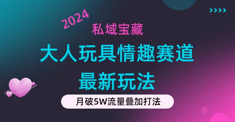 （11541期）私域宝藏：大人玩具情趣赛道合规新玩法，零投入，私域超高流量成单率高-富爸爸项目圈