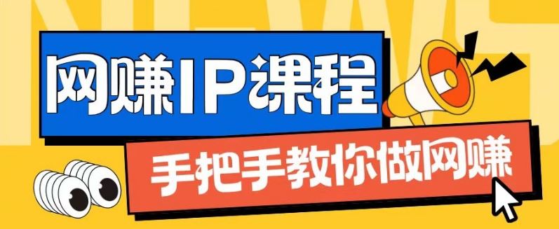ip合伙人打造1.0，从0到1教你做网创，实现月入过万【揭秘】-富爸爸项目圈