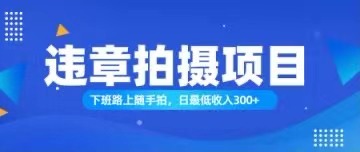 （11698期）随手拍也能赚钱？对的日入300+-富爸爸项目圈