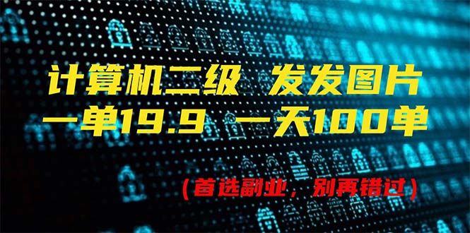 （11715期）计算机二级，一单19.9 一天能出100单，每天只需发发图片（附518G资料）-富爸爸项目圈