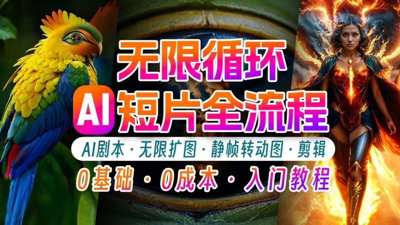 AI剪辑无限循环画面：新手轻松月入上万的秘技【揭秘】-富爸爸项目圈