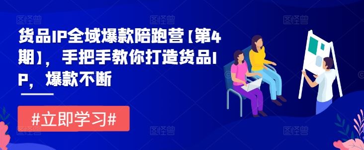 货品IP全域爆款陪跑营【第4期】，手把手教你打造货品IP，爆款不断-富爸爸项目圈