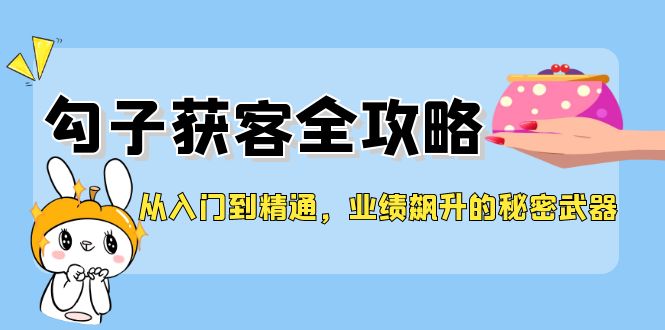 （12247期）从入门到精通，勾子获客全攻略，业绩飙升的秘密武器-富爸爸项目圈