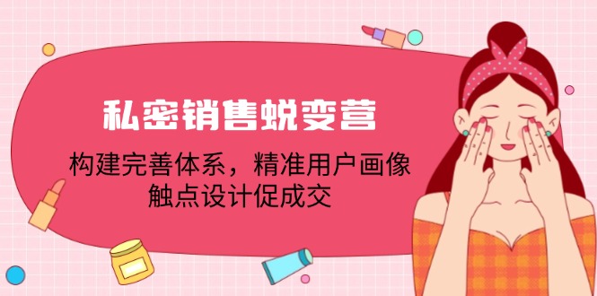 （12436期）私密销售蜕变营：构建完善体系，精准用户画像，触点设计促成交-富爸爸项目圈