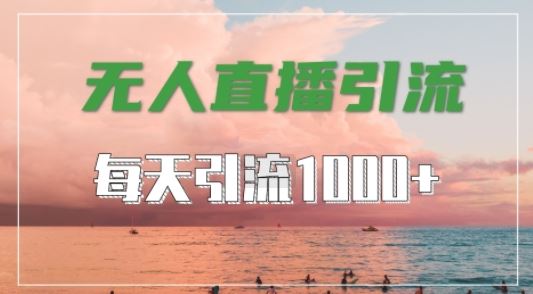抖音快手视频号全平台通用，无人直播引流法，超暴力引流1000+高质量精准创业粉【揭秘】-富爸爸项目圈