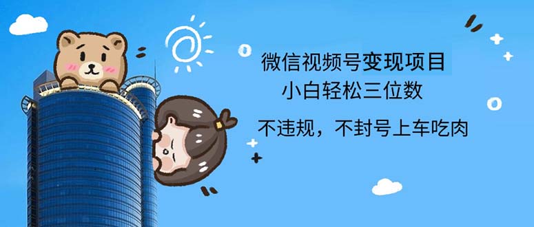 （12660期）2024最新微信视频号，0撸项目，自己玩，小白轻松日入三位数-富爸爸项目圈