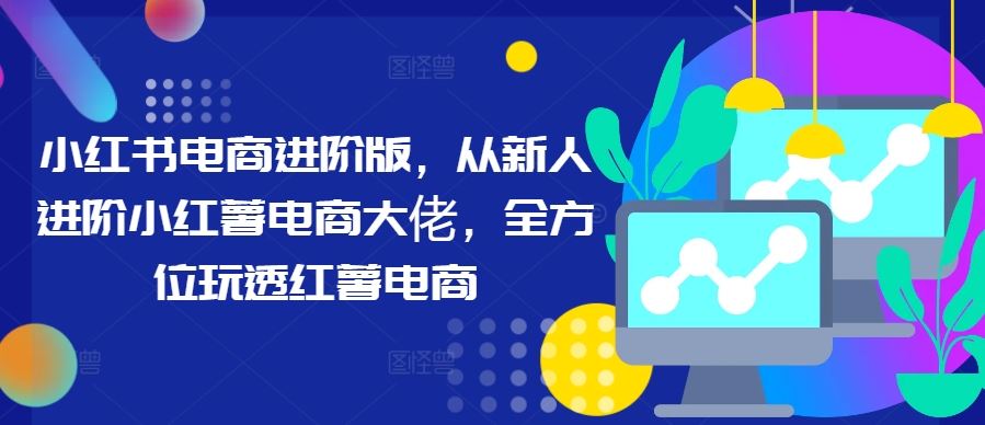小红书电商进阶版，从新人进阶小红薯电商大佬，全方位玩透红薯电商-富爸爸项目圈