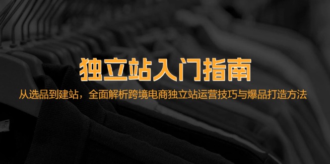 （12882期）独立站入门指南：从选品到建站，全面解析跨境电商独立站运营技巧与爆品…-富爸爸项目圈