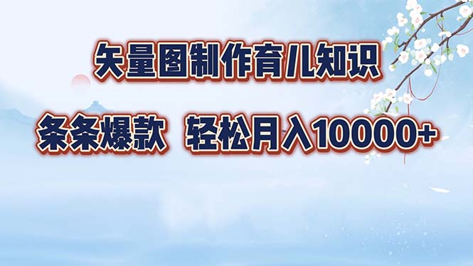 （12902期）矢量图制作育儿知识，条条爆款，月入10000+-富爸爸项目圈