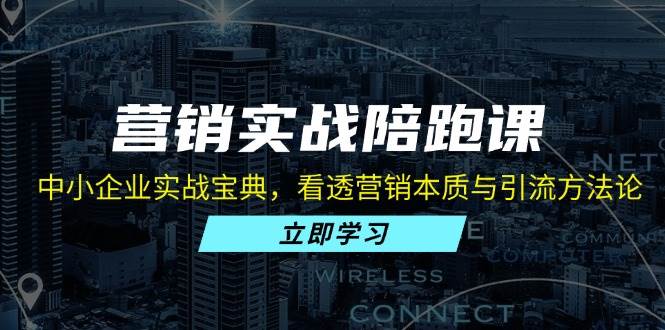 （13146期）营销实战陪跑课：中小企业实战宝典，看透营销本质与引流方法论-富爸爸项目圈