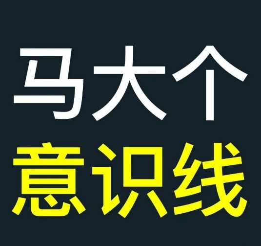 马大个意识线，一门改变人生意识的课程，讲解什么是能力线什么是意识线-富爸爸项目圈