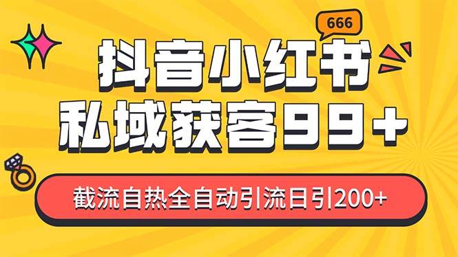 （13421期）某音，小红书，野路子引流玩法截流自热一体化日引200+精准粉 单日变现3…-富爸爸项目圈